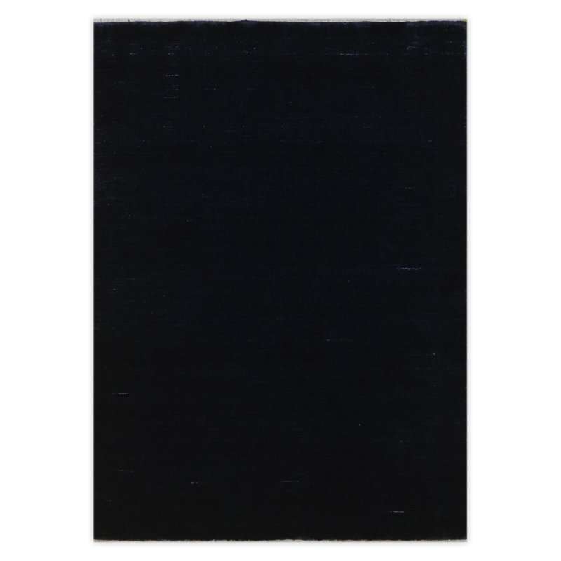 Brycen Solid Colour Wool Hand Woven Area Rug, Rectangle 140 x 200cm
