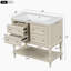 Ensemble de meuble-lavabo avec lavabo 36 po, lavabo en résine encastrable 36 po