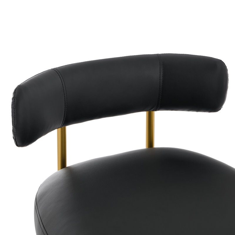 Tabourets de bar Maddox, Noir
