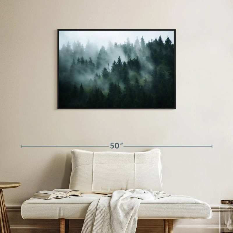 Forêt de sapins brumeux Alvord, H 25 po x l 37 po