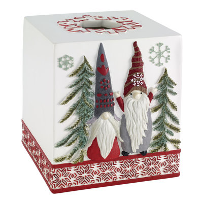 Couvre-boîte de papier hygiénique Christmas Gnomes