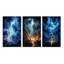 «Lightning Electric Symphony», 3 pièces sur toile-1965527056-1965527070