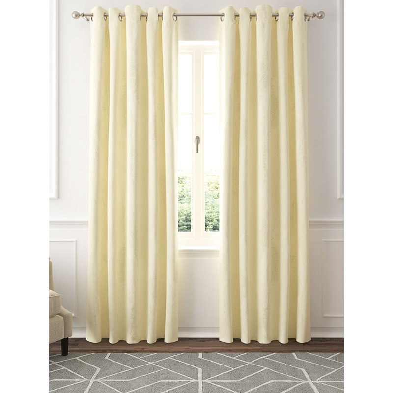 ORBIT Blackout Curtain Pair, Cream
