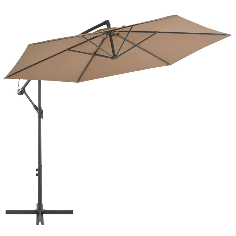 Parasol Cantilever, Taupe, 118.1" W x 96.1" D