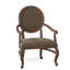 Oakland Upholstered King Louis Back Arm Chair-540448559-540503789