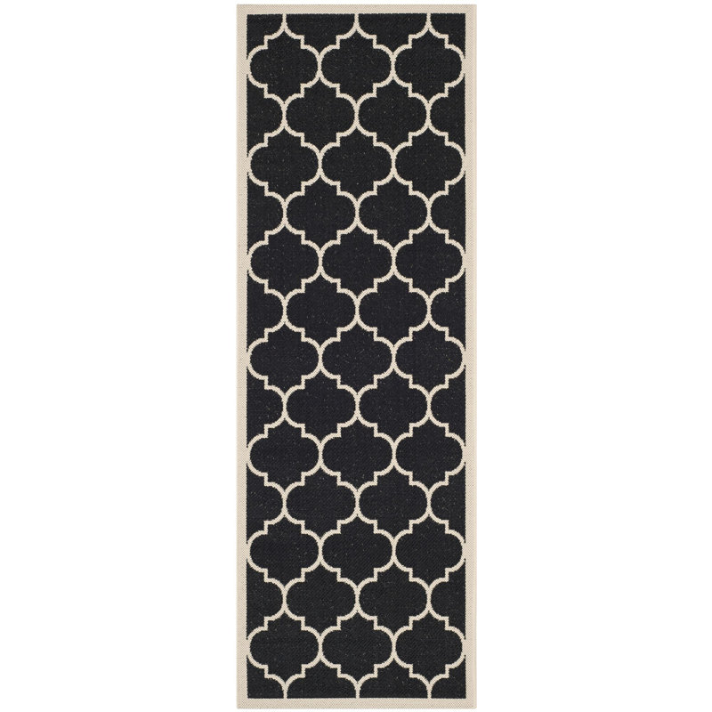 Herefordshire Performance Geometric Indoor/Outdoor Area Rug, Runner 2'3" X 18'