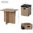 Alpert 4 - Person Pedestal Dining Set-998962606