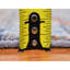 Tapis en laine et soie tissés à la main de conception abstraite à poils longs 9 pi x 12 pi 2 po 412F99821D7F4E8DBDE84FFC1C05A4D