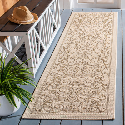 Tapis intérieur / extérieur brun Arneshia