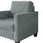 Chaise rembourrée en velours-83753441