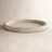 Travertine Small Round Tray Cream-107156377