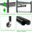 74.8" X 46.8" Rolling Garment Rack With Wheels-1508030653