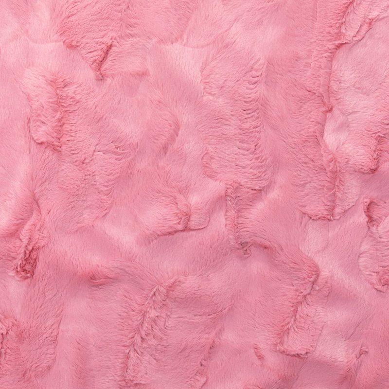 Cocoon 4 Foot Kids Bean Bag Chair - Faux Fur - Fun Colors, Rose Quartz