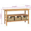 Jeriel Solid Wood Freestanding Bathroom Storage