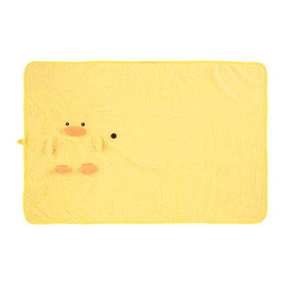 Easter Duckling 44" Cute Children's Throw Foldable Ultra-Soft For Kids