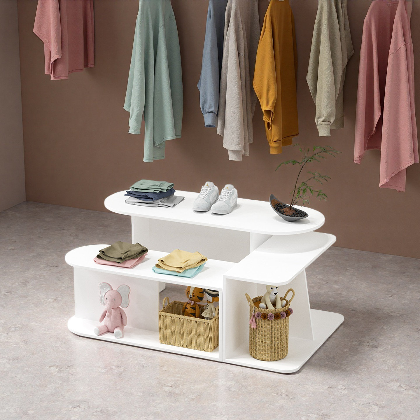 Orren Ellis Creative display table for clothing store - Wayfair Canada
