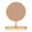 Miroir de plancher plat en bois massif Ashten