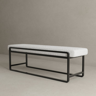 Reena Boucle Upholstered Bench