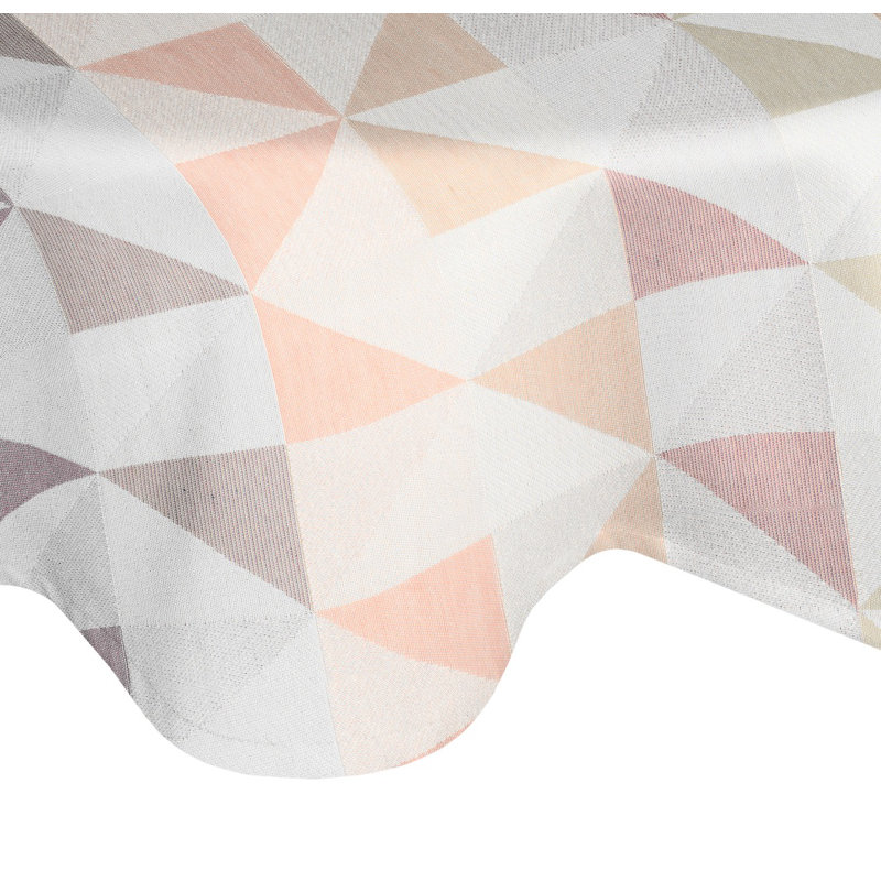 Gareth Tablecloth, Pink/Grey/Beige