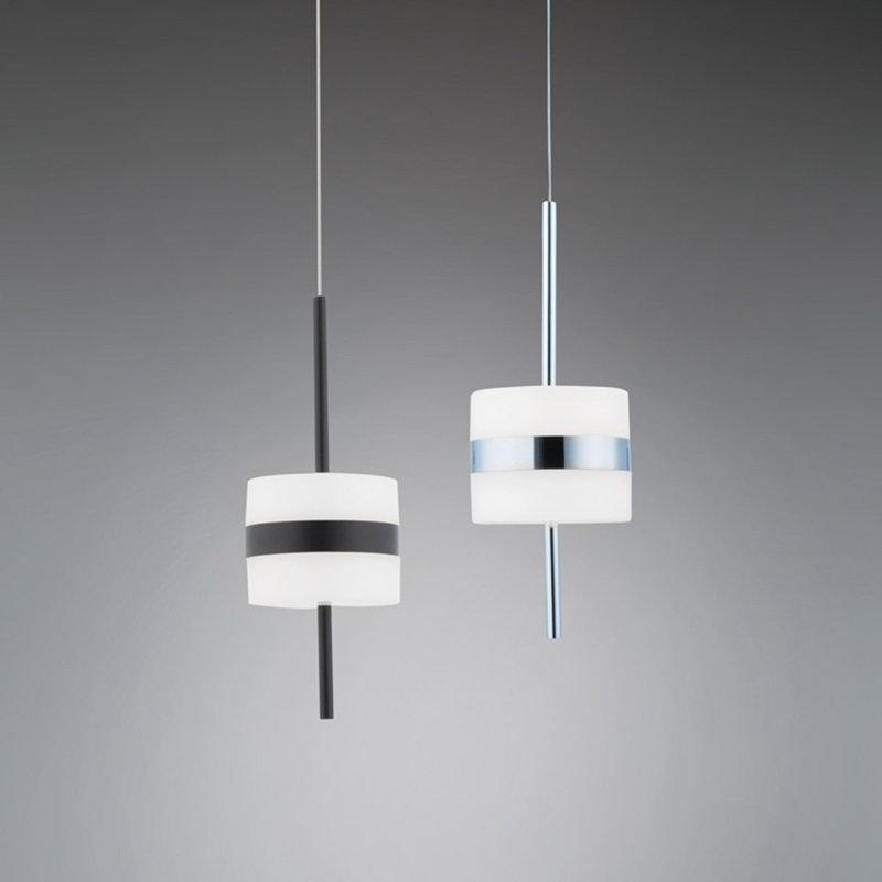Smore 1 - Light LED Pendant, Chrome
