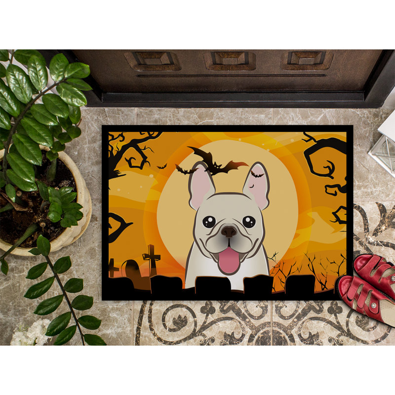 Tapis d'extérieur antidérapant Halloween, Rectangle 1 pi 6 po x 2 pi 3 po