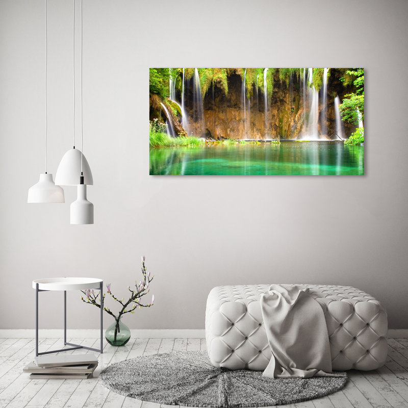 Plitvice Lakes - Wrapped Canvas Print