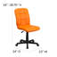 Chaise de bureau pivotante en vinyle Bonavant-100667720-100667726
