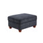 Canapé modulaire en chenille avec repose-pieds Hector et 6 coussins décoratifs Hector