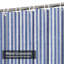 Rideau de douche en tissu bleu à 12 crochets avec nappe bleue-855295953