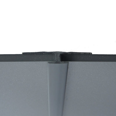 1.22" x 96" Wall Paneling in Grey
