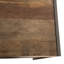 Brillion Solid Wood Top Metal Base Writing Desk