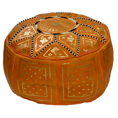 Bagley Leather Ottoman