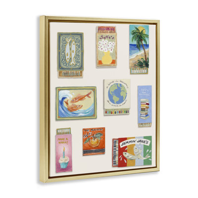 Cadre flottant de la collection World Matchbox, design par Lanie Loreth
