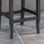 Tabouret de comptoir contemporain capitonné à oreilles en tissu, ensemble de 2-738570550-738570548