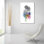 Winang Porter «Orangutan» par Karin Roberts, art mural en verre acrylique, ACR-40943