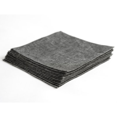 100% Pure Linen Cocktail Napkins - Athena
