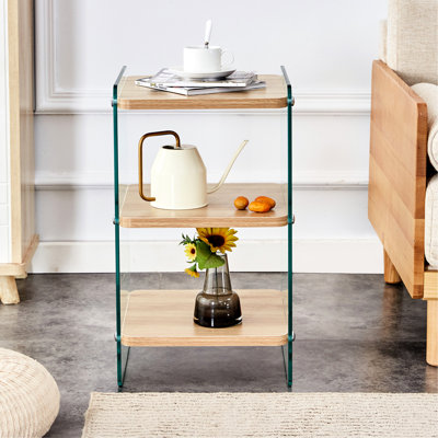 And Glass Bedroom Storage Cabinet - Simple Chic Design Console With Panels Functional For Your Hallway