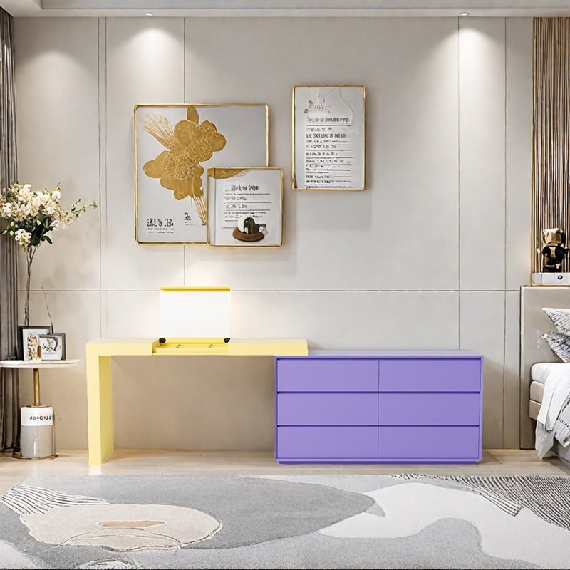 Emborough, Jaune / Mauve