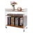 Accent Side Table with Bamboo Base-98284319