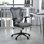 Chaise de bureau ergonomique à haut dossier avec accoudoirs réglables Siwar
