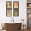 «Leyendecker», art déco multicolore encadré, publicité classique sur toile, impression sur bois, 4 pièces-93012203-93012204