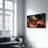 Elegant Tempered Glass Wall Art Painting, 13.8 x 21.7 inches | 100% Tempered Glass, Thickness: 0.16 inches | UV Printed for Vibrant Colors | Perfect for Home Decor, Living Room, & Office Spaces