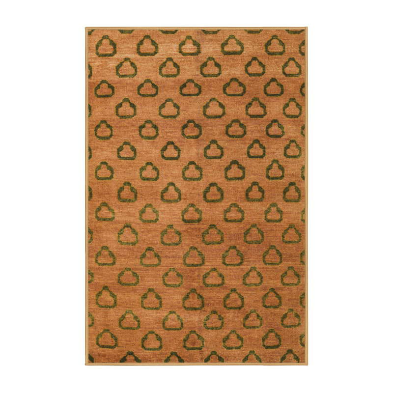 Tapis décoratif multicolore à motif abstrait, Rectangle 8 pi x 10 pi