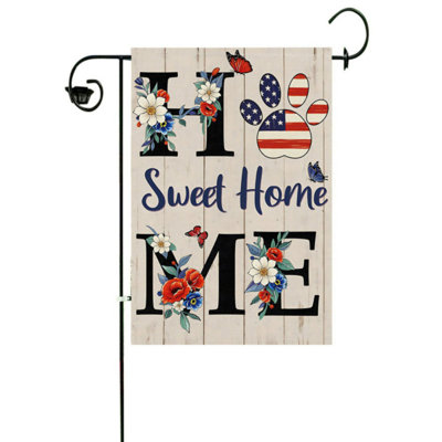 4th of July Garden Flag, 12x18 Inch Double Sided, Independence Day Garden Flags, Stars and Stripes Garden Flag for Outside, Patriotic Yard Flags for Memorial Day Decoration