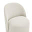 Chaise d'appoint rembourrée avec roulettes pivotantes Lola-115308851