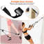 Ensemble de barre Pilates avec bandes de résistance empilables 100LBS, équipement d'entraînement complet du corps à 3 sections avec sangles d'ancrage de porte pour le yoga à la maison