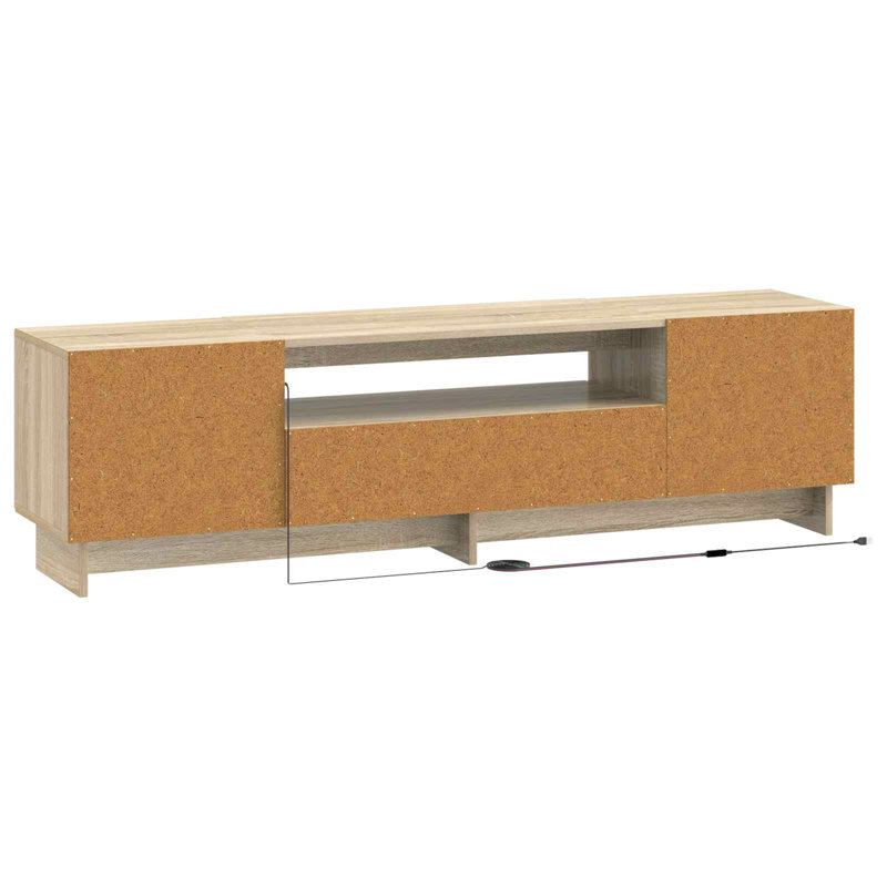 TV Stand for TVs up to 65", Sonoma Oak