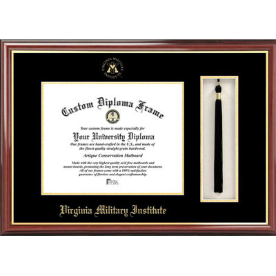 Cadre photo pampille et diplôme de l’institut militaire de virginie NCAA