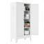 Garde-manger en métal 3 tablettes réglables-129188310