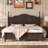 Wood Platform Bed Frame,Retro Style Platform Bed With Wooden Slat Support-800915624-780869102